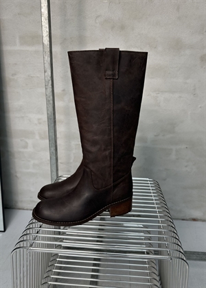 Martina long støvle Leather Chocolat Phenumb 